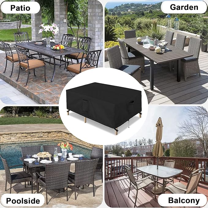 OutdoorLines Outdoor Waterproof Patio Table Furniture Set Covers - Image 8