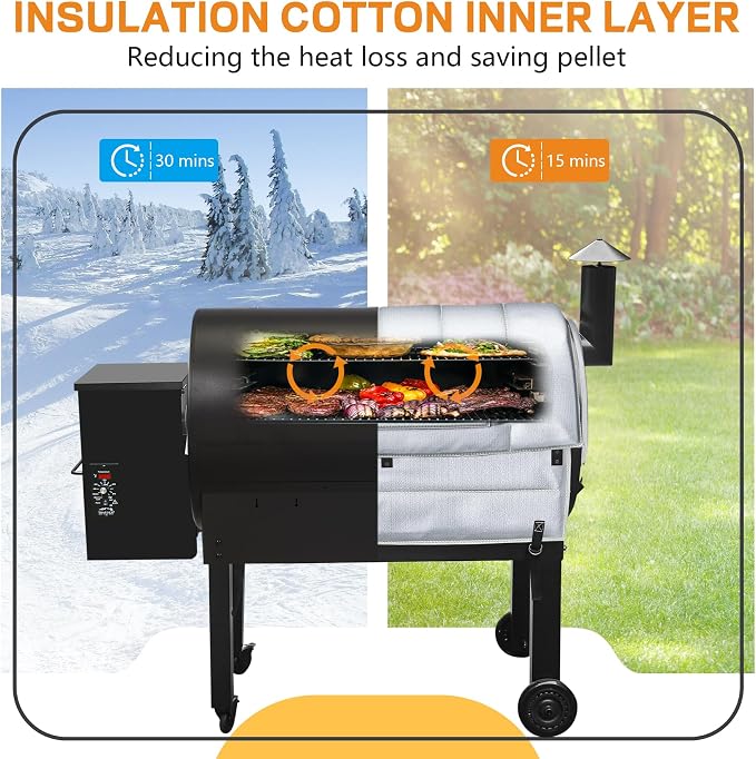 Insulation Blanket for Traeger pro 34 Series TFB65LZBC and Texas Elite 34 - Image 8