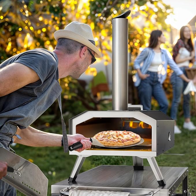 YITAHOME 12" Pizza Oven Outdoor, Wood Pellet Pizza Ovens - Image 3