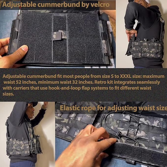 BOMTURN Upgrade Tactical Airsoft Outdoor Vest - Image 4