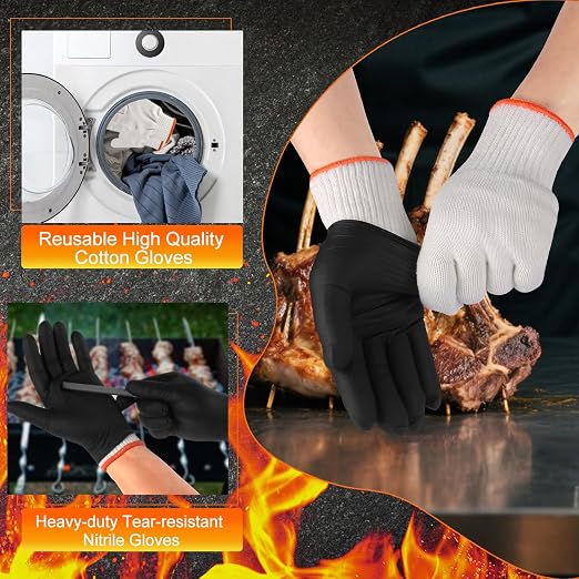 BBQ Gloves for Cooking Baking Grilling - Image 5