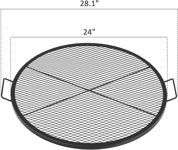 Stanbroil Heavy Duty X-Marks Fire Pit Cooking Grill Grates - Image 2