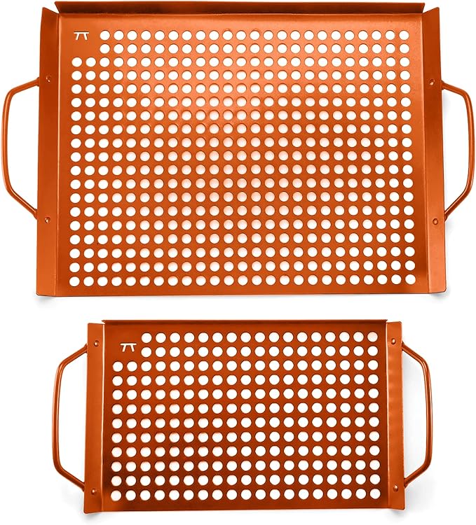 Outset QN76 Copper Grid Set Non-Stick Grilling Tray - Image 2
