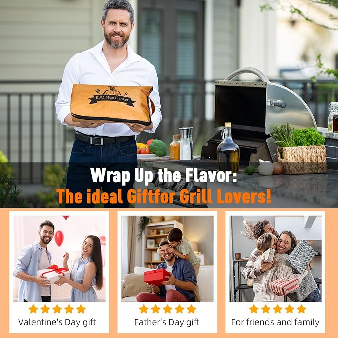 BBQ Blanket for Resting Meat, Reusable Smoker Grilling Meat Insulated Resting - Image 7