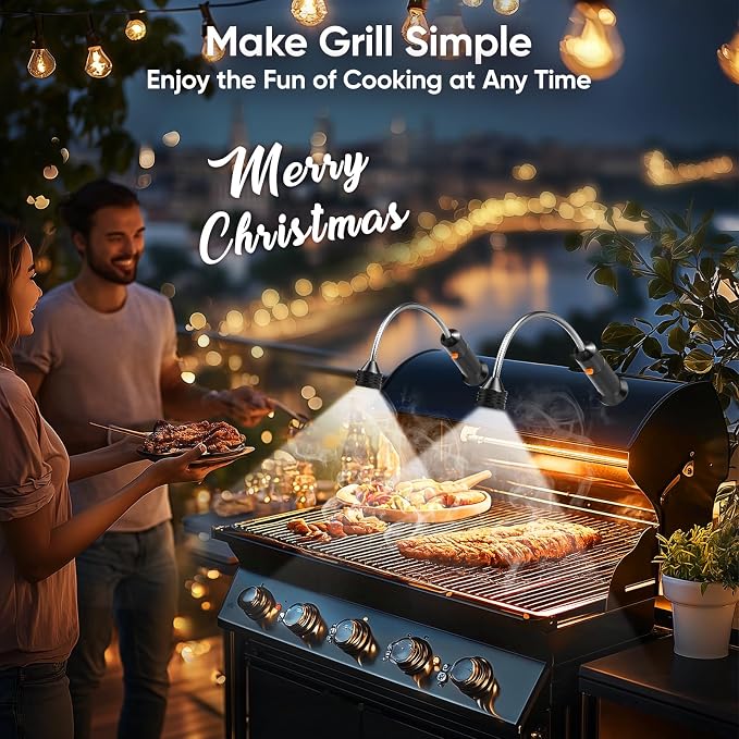 Valentines Day Gifts for Him Unique: 2 Pack RVZHI Grill Light BBQ Grilling - Image 3