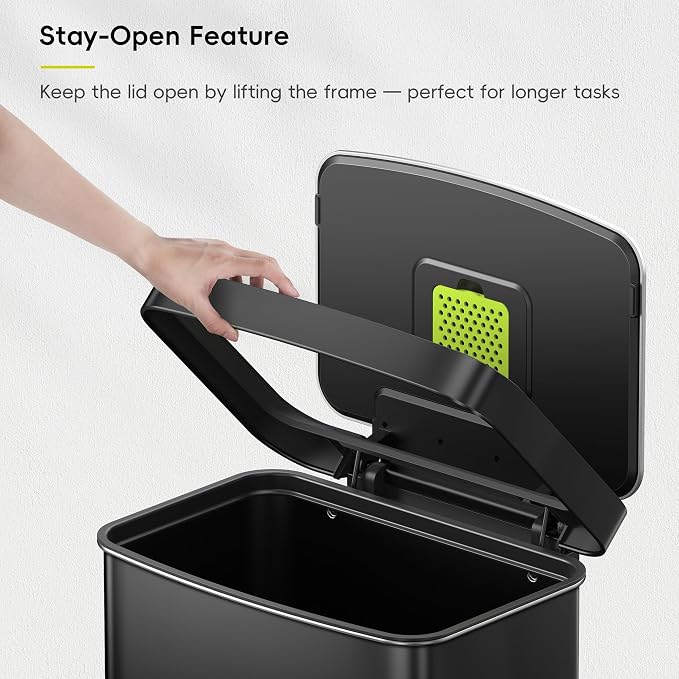 EKO Hudson 50 Liter/13.2 Gallon Kitchen Trash Can - Image 7