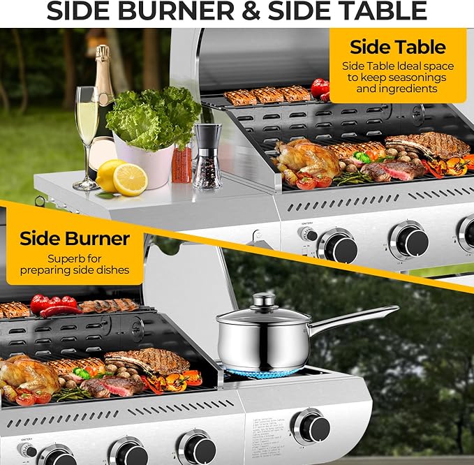 G31 pro Gas Grill 34, 000 BTU 3-Burner Propane Grill - Image 3