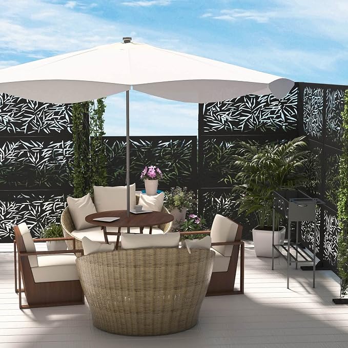 Elevens Patio Privacy Screen Balcony Decorative Screen Set - Image 3
