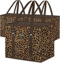 BALEINE 3Pk Reusable Grocery Bags, Foldable Shopping Bags by BALEINE