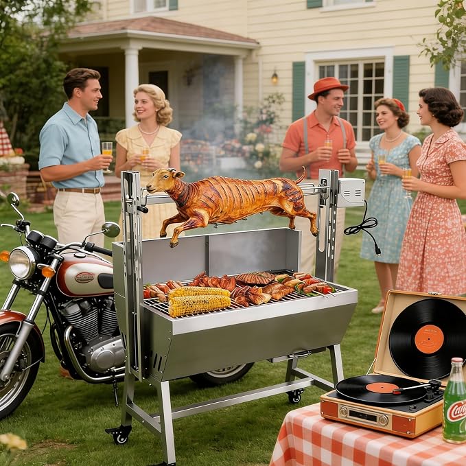 Electric Rotisserie Grill Kit - Image 9