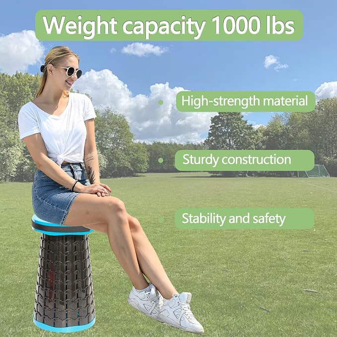 ALEVMOOM Upgraded XXL Collapsible Stool - Image 3
