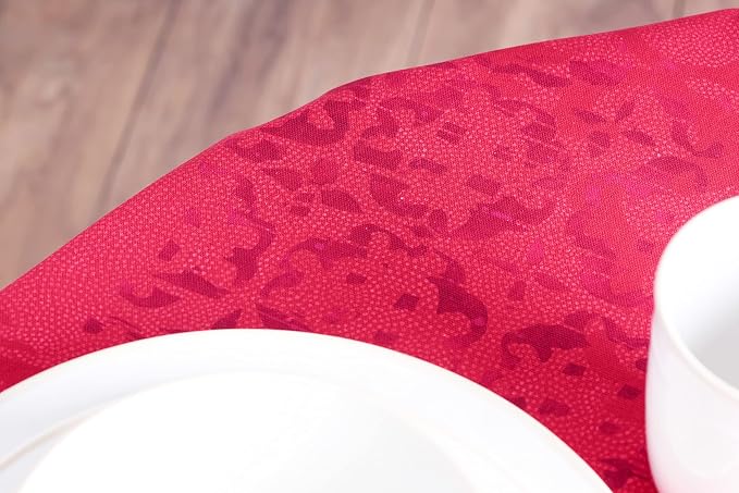 Maison d' Hermine Table Cloth Round Table 100% Cotton 63 Inches Fall Tablecloth - Image 7