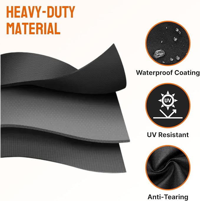 58 Inch BBQ Grill Cover, Heavy Duty Waterproof Outdoor Grill Cover, Fade & Tear - Image 5