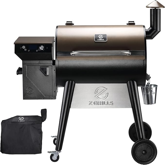 Z GRILLS Upgrade 8 in 1 Wood Pellet Grill & Smoker by ZGRILLS
