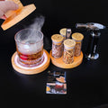 Cocktail Smoker Kit with Bar Stand Smoky Pro with Torch and Selected Wood by NobleSip