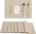 Leetaltree Beige Placemats Set of 8 by Leetaltree-ArtatEveryTable