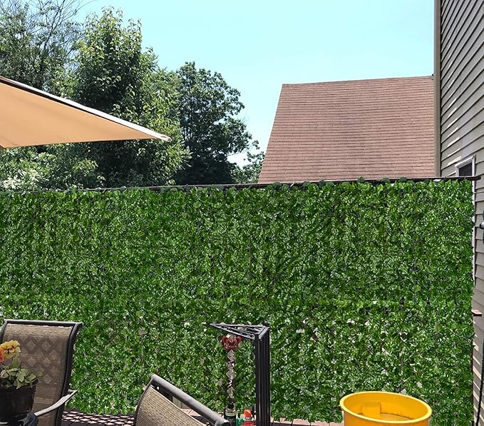DearHouse 68.9x157.5in Artificial Ivy Privacy Fence Wall Screen, Artificial - Image 6