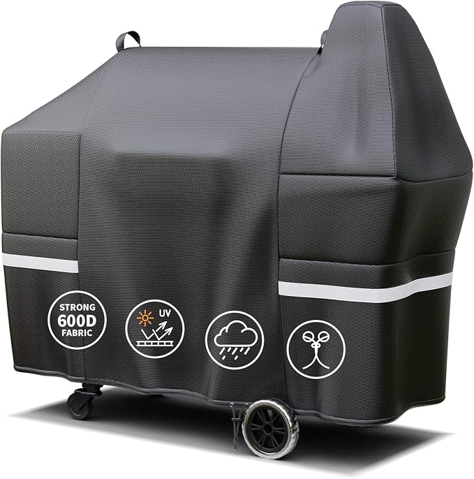 Hisencn Grill Cover for Pit Boss Austin XL, 600D Heavy Duty Pellet Smoker BBQ by Hisencn