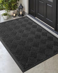 DEXI Front Door Mat Outside Entrance, 4x6 ft Rubber Entry Doormat Heavy Duty by DEXI