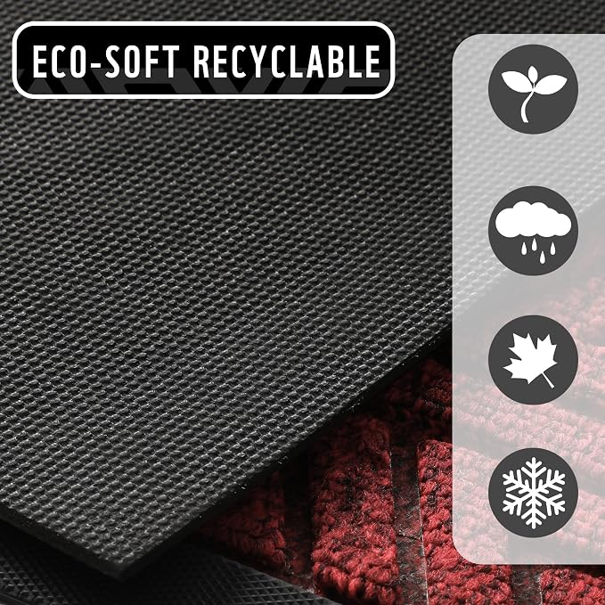 Yimobra Doormat Outdoor Entrance 29.5x17, All-Weather Waterproof Outdoor Mats - Image 6