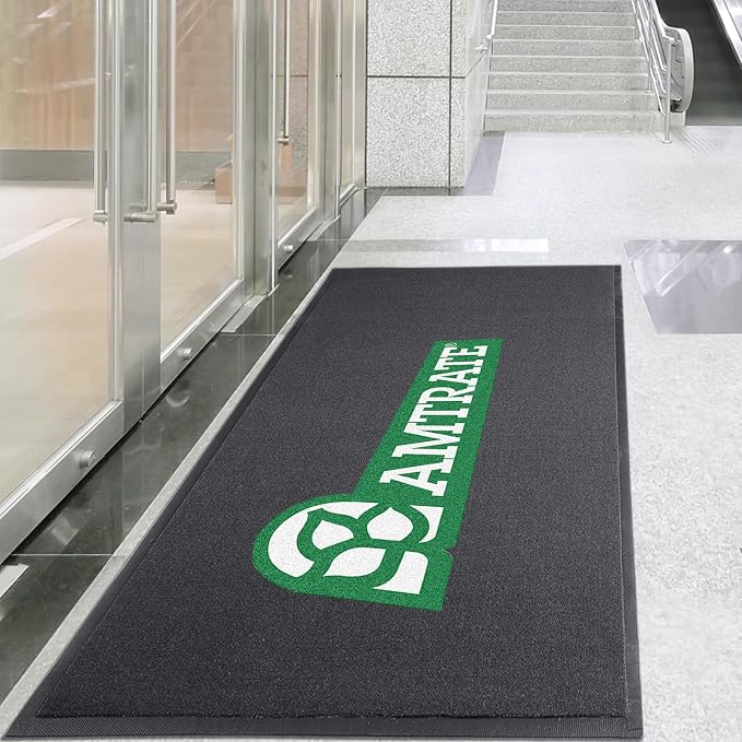 Custom Rugs with Logo Doormat Runner Personalized Commercial Area Carpet with by TOMCUSTOM