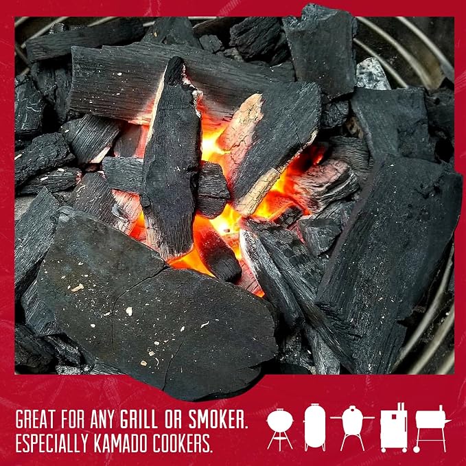 Rockwood Premium Hardwood Lump Charcoal – Oak, Hickory & Cherry Blend - Image 3