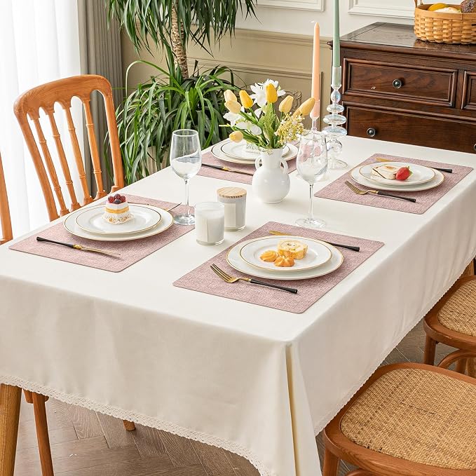 Romanstile Vinyl Placemats Set of 8-12 X 17 Inch - Image 7