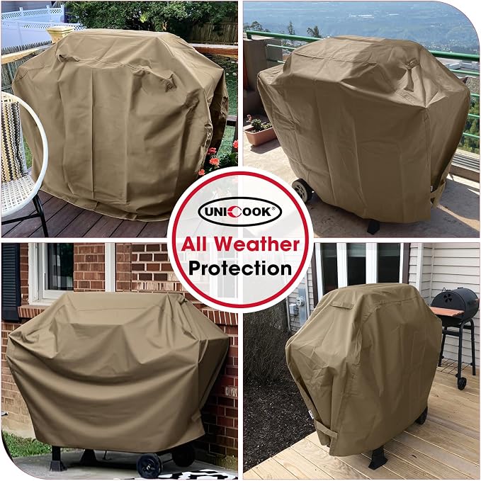 Unicook 55 Inch Grill Cover, Outdoor Heavy Duty Waterproof BBQ Cover - Image 5