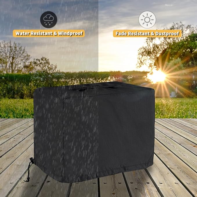 Grill Cover for Royal Gourmet CD1519 Portable Charcoal Grill, Tabletop BBQ - Image 5
