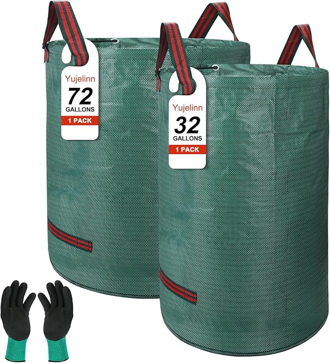 72 & 32 Gallon Reusable Yard Waste & Lawn and Leaf Bags by Unknown