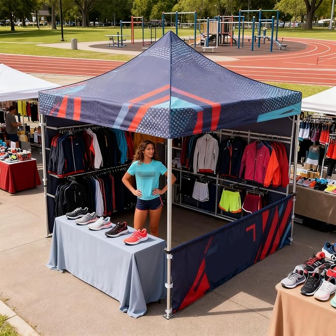 10x15FT Custom Pop Up Canopy Tent - Image 6