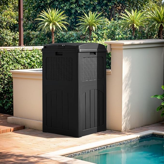 Devoko 33 Gallon Outdoor Trash Can - Image 7