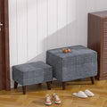 Storage Ottomans with Adjustable Cover, Step Stool, Footrest and Seat, Ottoman by FAGAGA