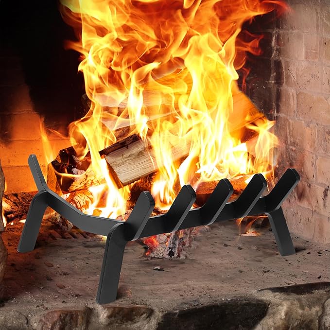 Fireplace Grate 14in Heavy Duty, Fireplace Wood holder - Image 5
