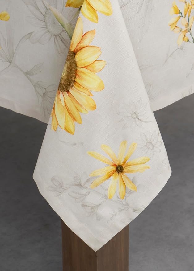 Maison d' Hermine Table Cloth Rectangle Table 100% Cotton 60 x 90 Inches - Image 8