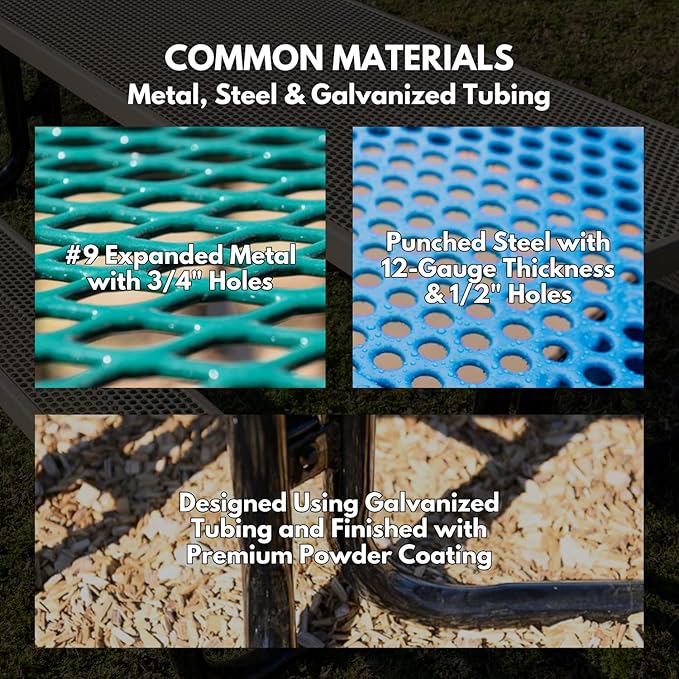 COATEDOUTDOORFURNITURE Coated Outdoor Furniture Heavy-Duty Portable Outdoor - Image 5