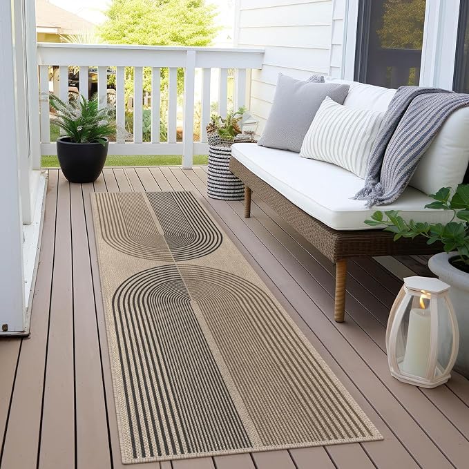 Easy Jute Rainbow Runner Rug, 2x6 Washable Rugs Runner - Image 6