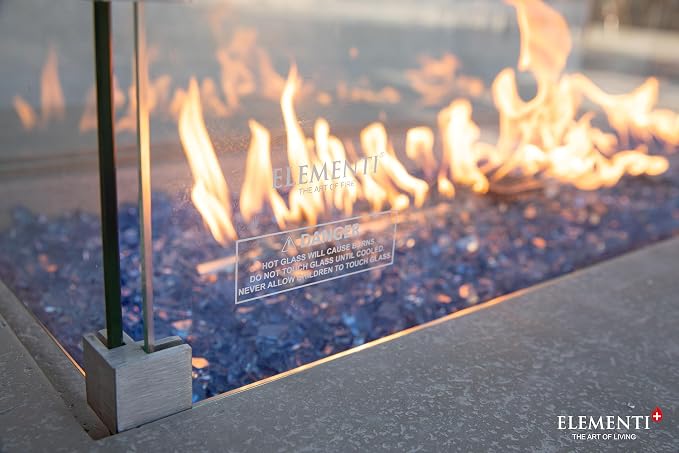 All Fire Table Pit Wind Screens and Stainless Steel Buner Lid from ELEMENTI | - Image 7