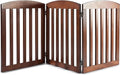 SPIRICH Wooden Freestanding Foldable Dog Gate, Pet Gate Indoor, Dog Gates by SpirichLLC