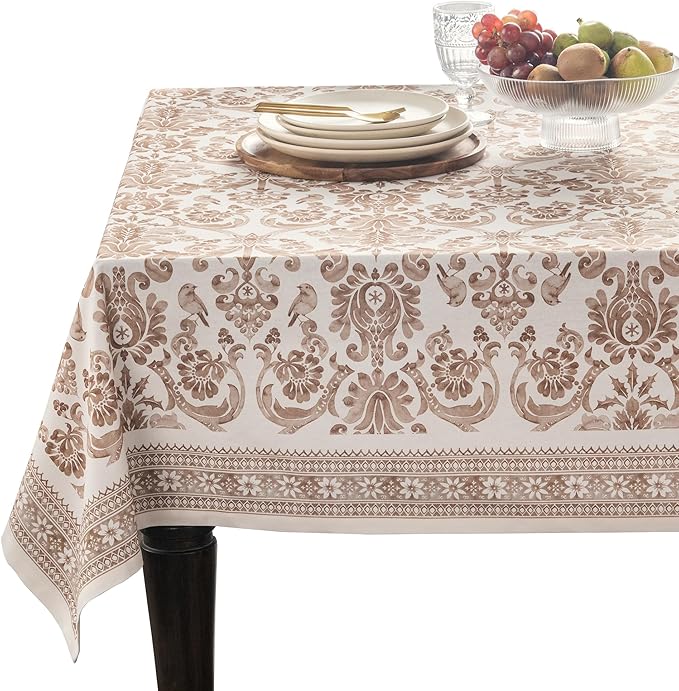 Maison d' Hermine Table Cloth Rectangle Table 100% Cotton 60 x 120 Inches Fall by MaisondHermine