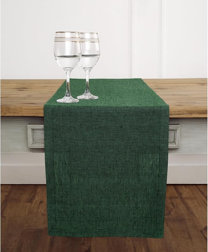 Solino Home Linen Table Runner 120 Inches Long - Image 2