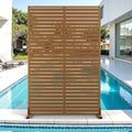 Metal Privacy Screen for Outdoor & Indoor Use, Free Standing Privacy Screen for by Unknown
