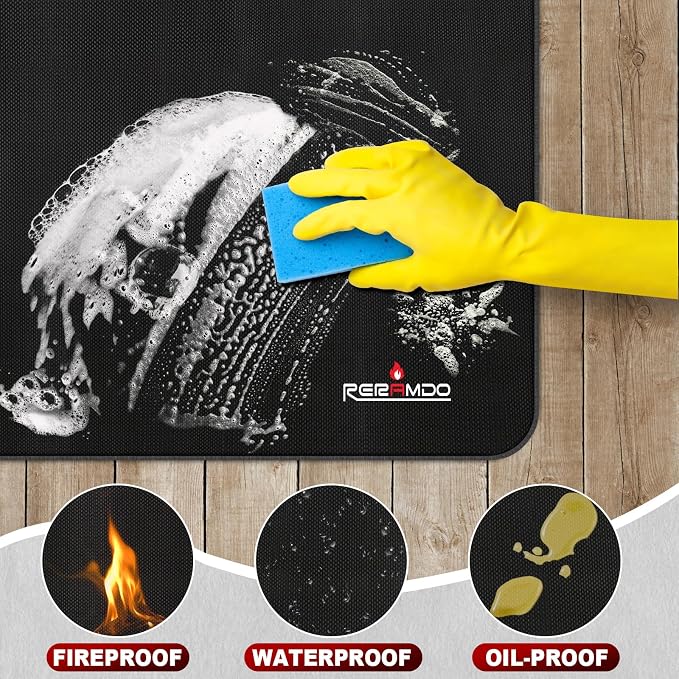 Upgrade 48 x 30 Inch Under Grill Mats - Image 5