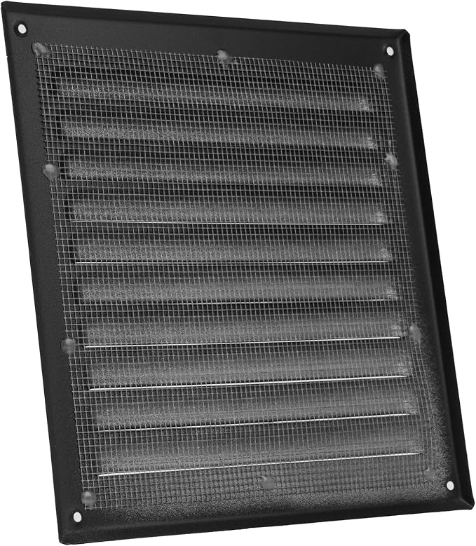 Vent Systems 8 x 8 Inch Black Metal Soffit Vent Cover - Image 6