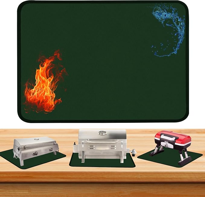 Green 24x36 Inchs Heat Resistant Mat by Unknown