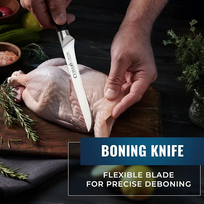 Cutluxe Butcher Knife Set – BBQ Brisket, Boning & Fillet knives - Image 7