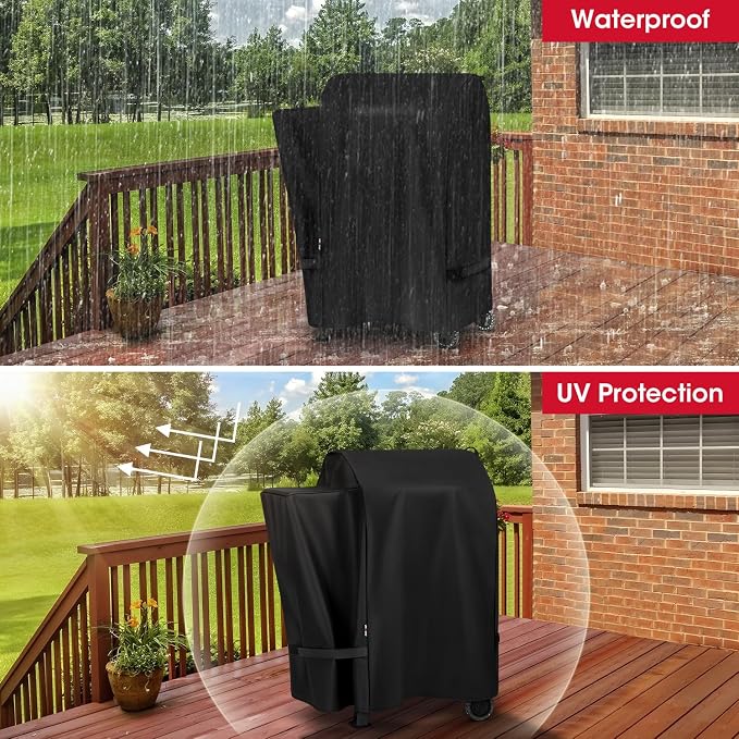Unicook Pellet Grill Cover for Pit Boss Lexington 500, Onyx Edition, Lexington - Image 8