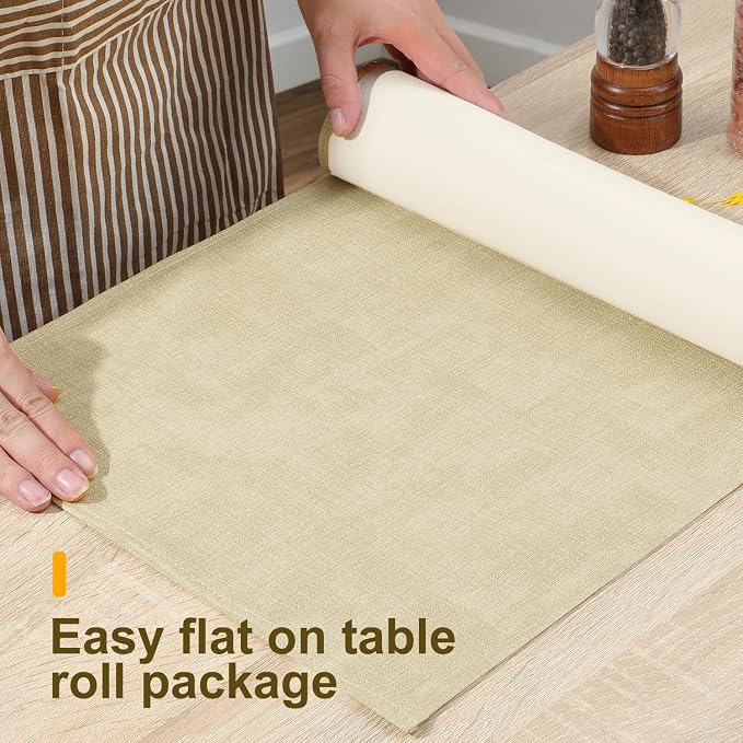 Wipeable Table Runner, Thick Farmhouse Dresser Runner, Rustic - Image 7