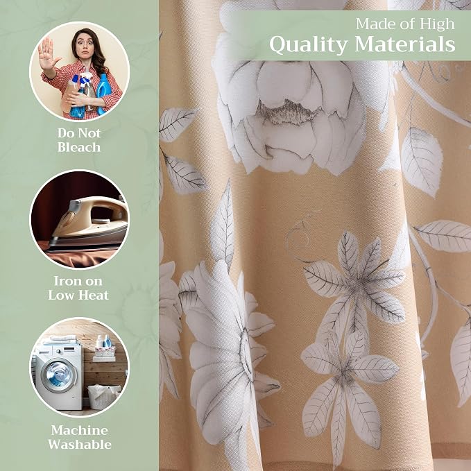 Maison d' Hermine Table Cloth Round Table 100% Cotton 63 Inches Fall Tablecloth - Image 3