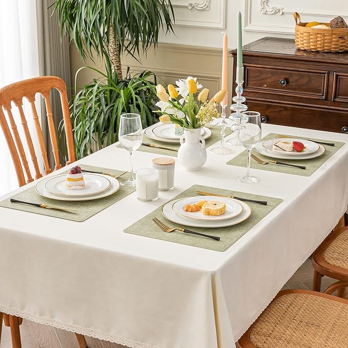 Romanstile Vinyl Placemats Set of 12-12 X 17 Inch - Image 7